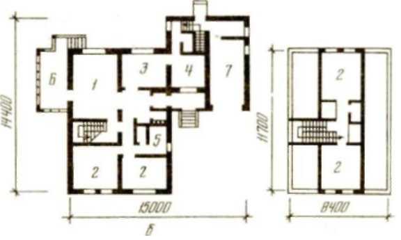 Мансардный пятикомнатный дом в пос. Софьино Московской области — индивидуальный проект (жилая площадь 74,5 м2 общая — 112,6 м2)