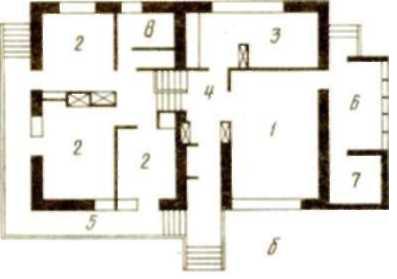 Одноквартирный четырехкомнатный жилой дом в пос. Софьино Московской области — индивидуальный проект (жилая площадь 60,1 м2, общая — 81,9 м2)