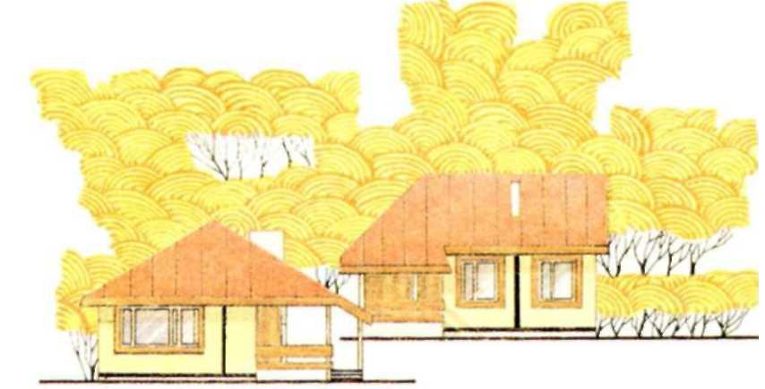 Одноквартирные панельные дома с наружной облицовкой и» крупноразмерных асбестоцементных листов