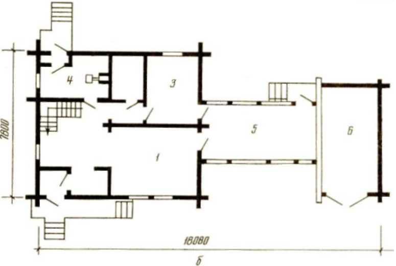 Мансардный трехкомнатный дом в Волоколамске Московской области — типовой проект 146-214-4 (жилая площадь 42 м2, общая — 86 м2): общий вид