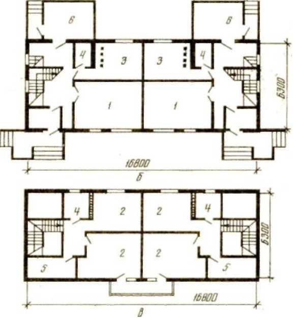 Двухквартирный мансардный дом с трехкомнатными квартирами в пос. Пушкинский Саратовской области — индивидуальный проект (жилая площадь квартиры 40,5 м2 общая — 74 м2)